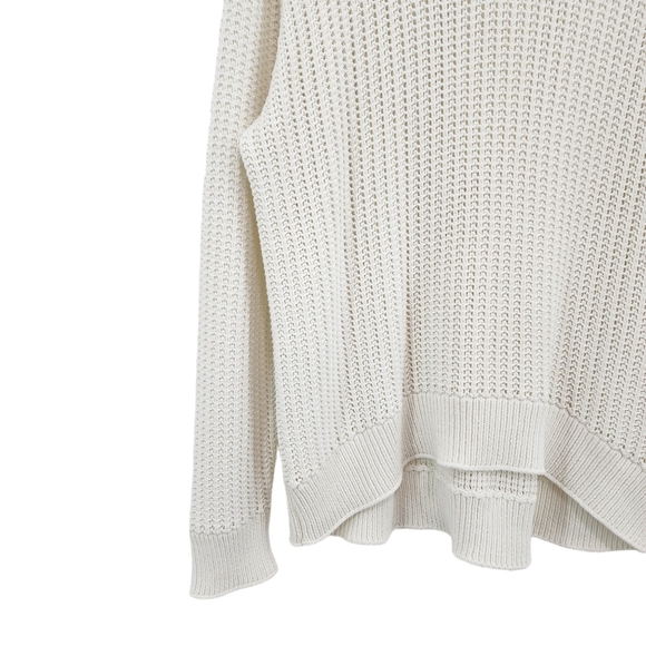 Athleta Women's Amity Cotton Blend Mesh Knit Hoodie - L - Picture 6 of 8